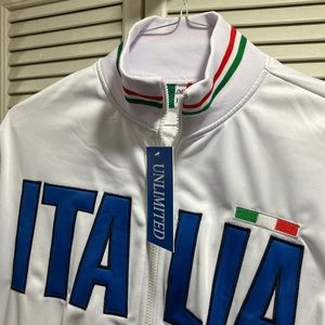 Men's Zip Up Italian Logo Wind breaker